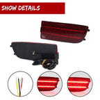 2X Red LED Tail Brake Light with Sequential Turn Signal for Benz Sprinter (2007–2018)