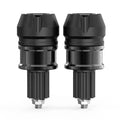 Black CNC Aluminum Handlebar Grips Bar End Cap Plugs for Motorcycle ATV