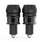 Black CNC Aluminum Handlebar Grips Bar End Cap Plugs for Motorcycle ATV