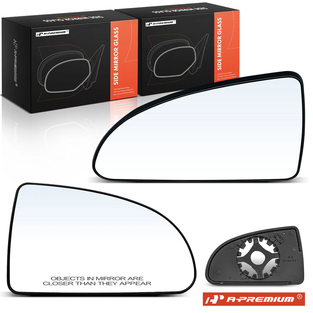 Pair Manual Mirror Glass for Chevy Cobalt, Pontiac G5 (2005â2010)
