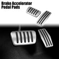 2 Pcs Brake Gas Accelerator Pedal Covers for Cadillac Buick 
