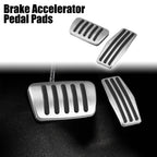 2 Pcs Brake Gas Accelerator Pedal Covers for Cadillac Buick 
