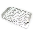 Stainless Flame Radiator Grille Cover for Kawasaki Vulcan VN 1500/VN 1700 (1996–2018)