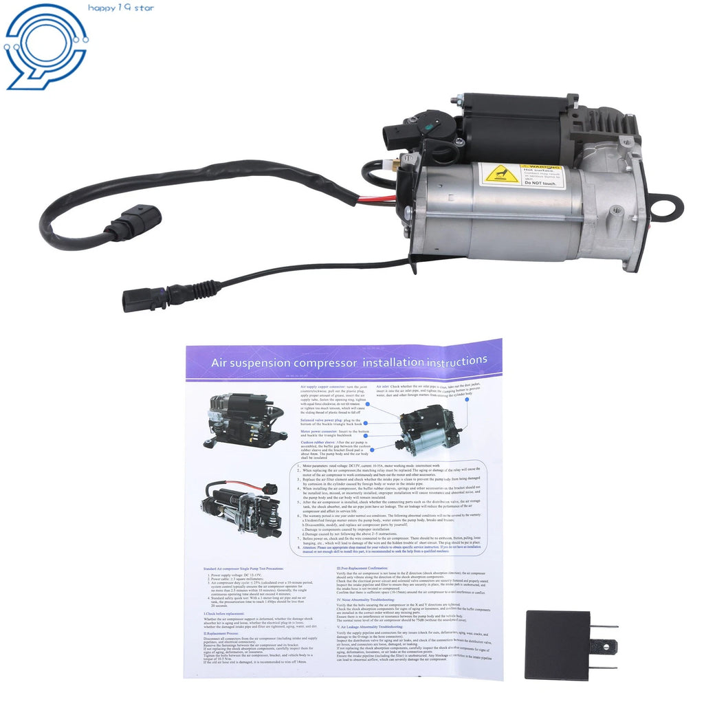 Air Suspension Compressor Pump for Bentley GT Coupe (2003-2012)