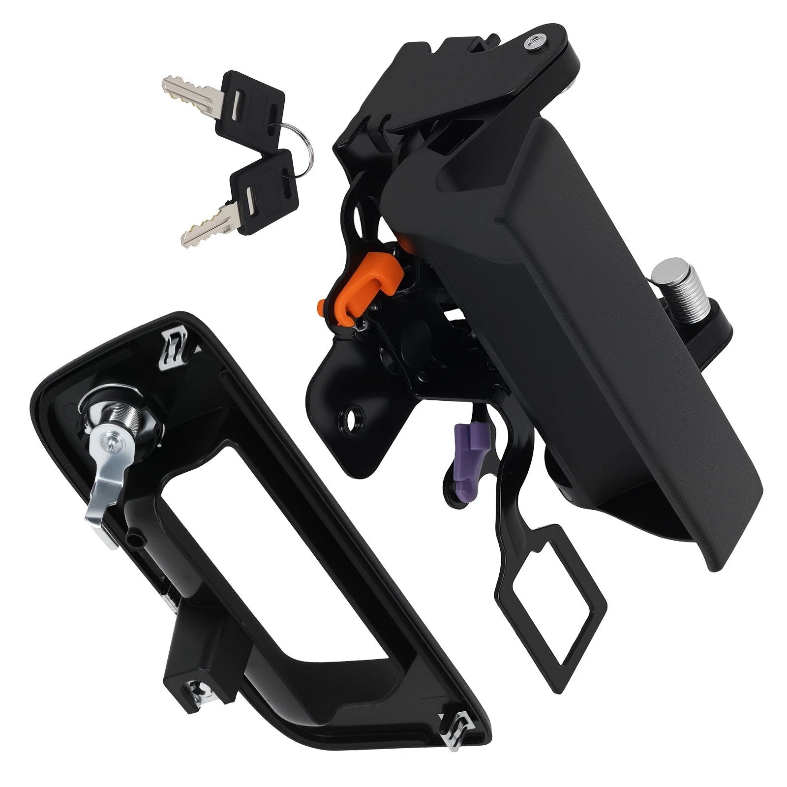 Black Rear Tailgate Handle for Sierra 1500 (2007-2013) with 2 Keys