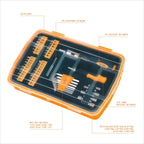 51 Pcs Magnetic Screwdriver Bit Set with Organizer Case