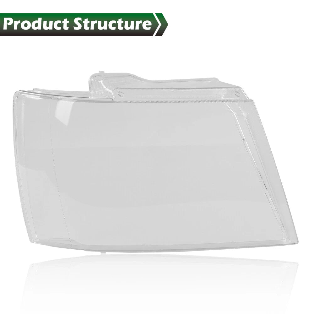 Headlight Replacement Lens for Chevy Avalanche Tahoe Suburban (2007–2014)