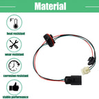 2 x Headlight Harness for Dodge Ram 1500 2500 3500 Quad Halogen (2002-2023)