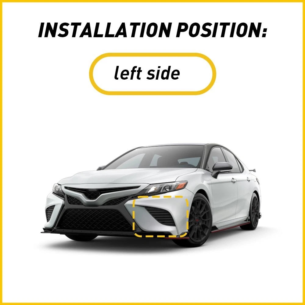 Front Left Fog Light Cover for Toyota Camry (2018-2021)