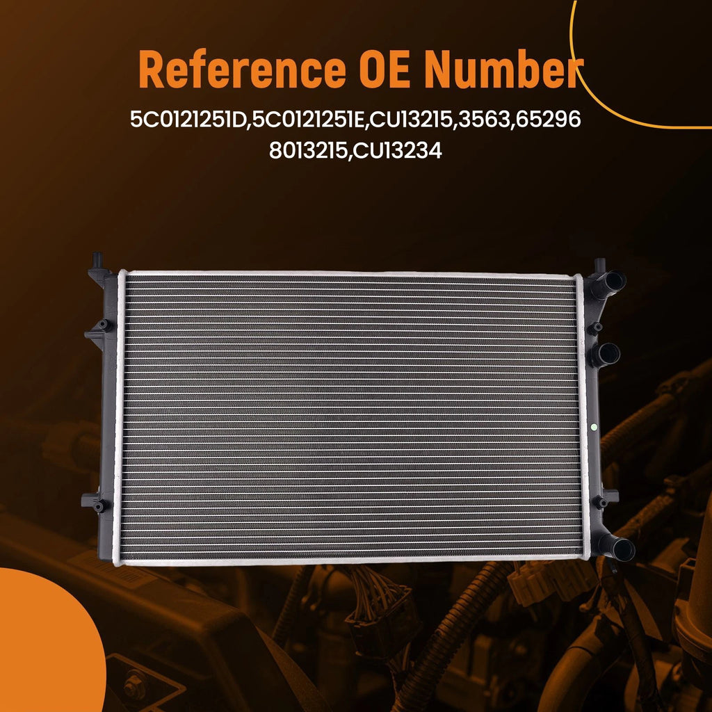 Coolant Radiator for Volkswagen Passat 2.5 (2012–2014) CU13215 3563
