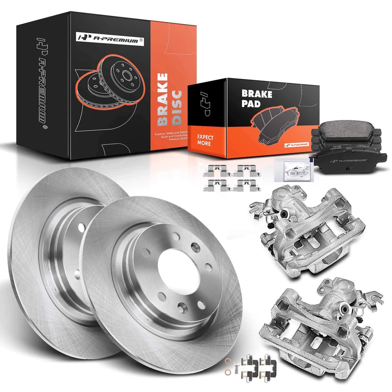 Rear Brake Rotors & Pads Set for Mazda 6 (2003–2021)