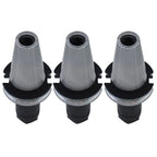 Set of 3 Collet Chucks for CAT40 (4" Length)