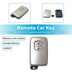 Complete Remote Car Key for Toyota Land Cruiser Prado (2003–2009) 314MHZ