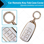 Car Remote Key Fob Case Cover for Chery Omoda 5 (2022–2023) TPU Beige