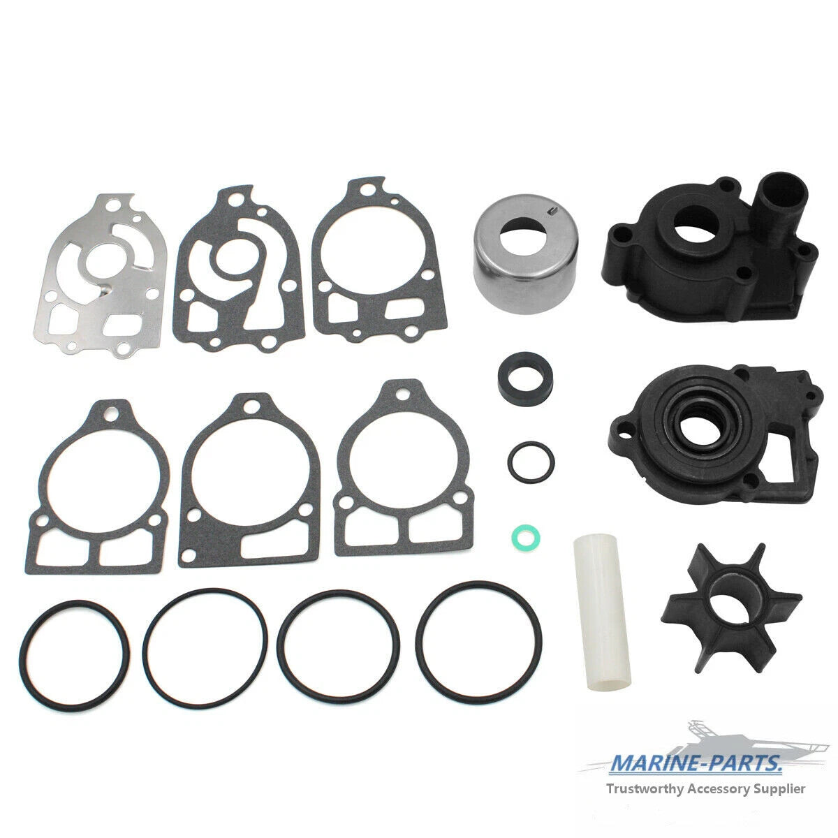 Water Pump Impeller Kit with Housing for MerCruiser Alpha 1/R (18-3320, 46-96148A8)