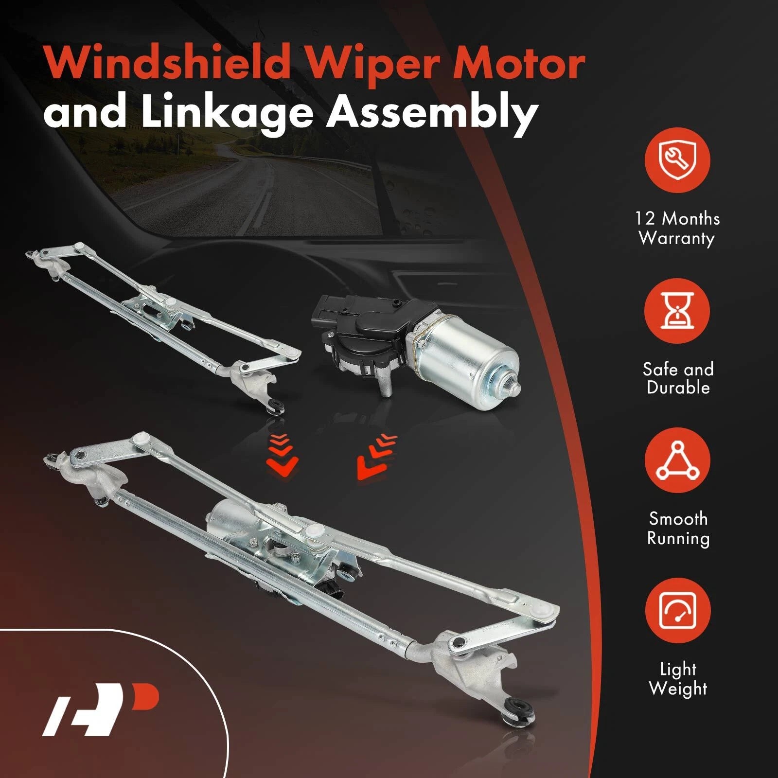 Wiper Motor & Linkage Assembly for Chevy HHR (2006-2011)
