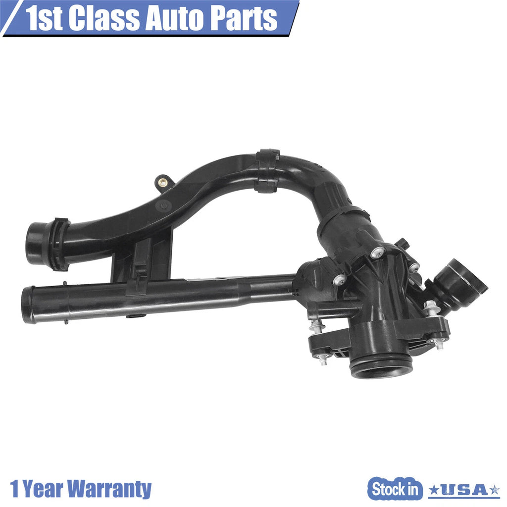 Thermostat Housing Assembly with Sensor for Mercedes-Benz C200 C300 E300 GLC SLC (2015–2020)