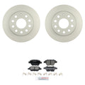 Set of 4 Bosch Quietcast Ceramic Disc Brake Pads for A3 Beetle Jetta