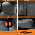 Full Set Leather Waterproof Truck Seat Covers for Ford F-150 (2015–2024)