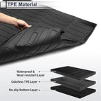 Cargo Liner Rear Trunk Mat for Buick Encore GX (2020–2024) TPE Long Grid Pattern