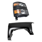 Passenger Right Side Fender Quarter Panel for Chevy Silverado 1500 (2015)