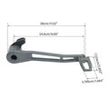 Brake Lever & Brake Pedal Pad for Harley Touring Electra Road Glide (2014–Up)