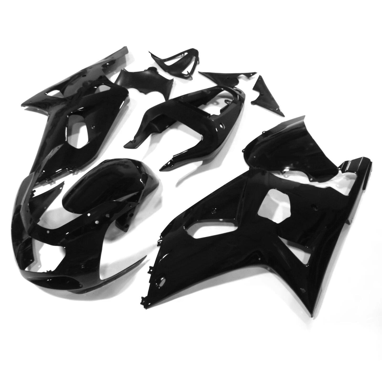 Fairing Kit for Suzuki GSXR600 GSXR750 (2001–2003) - Glossy Black ABS
