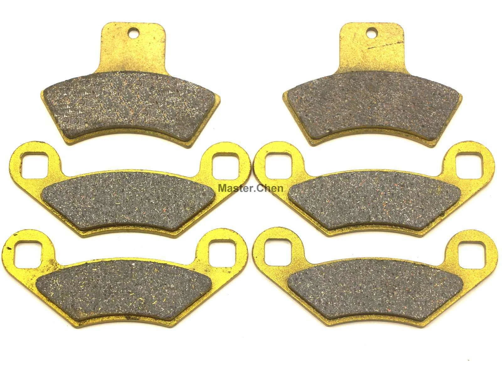 Front Rear Brake Pads for Polaris Sportsman Worker Magnum Scrambler 500 (1996–2006)