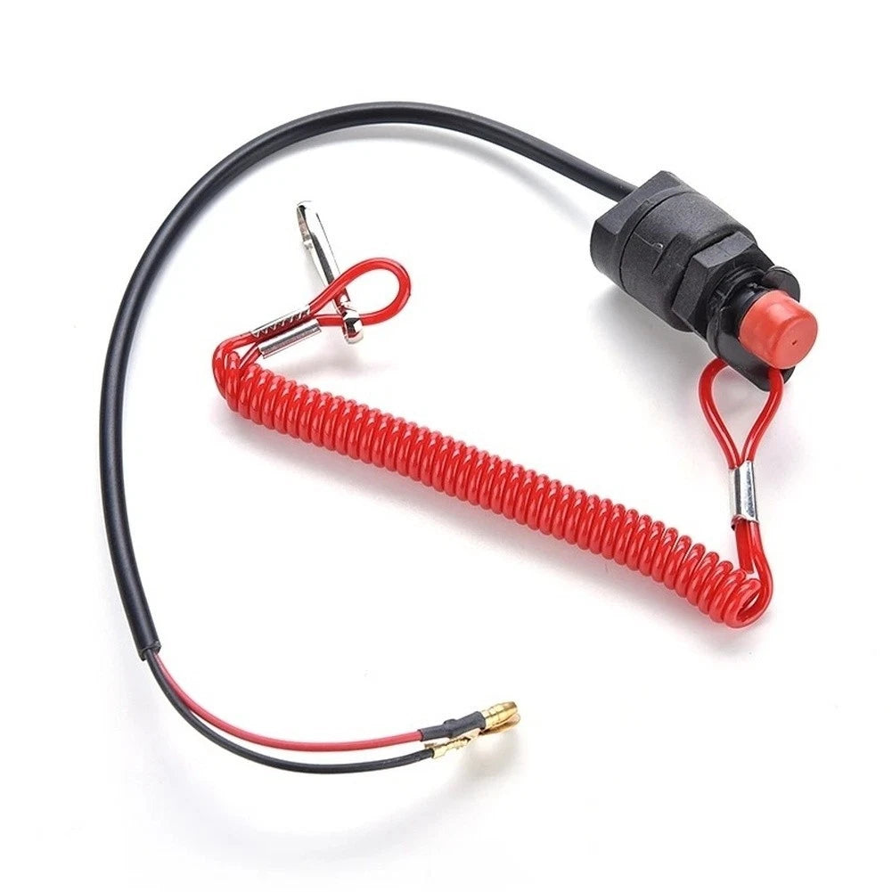 Engine Motor Kill Switch Lanyard Connector Cord for Urgent Stop Button