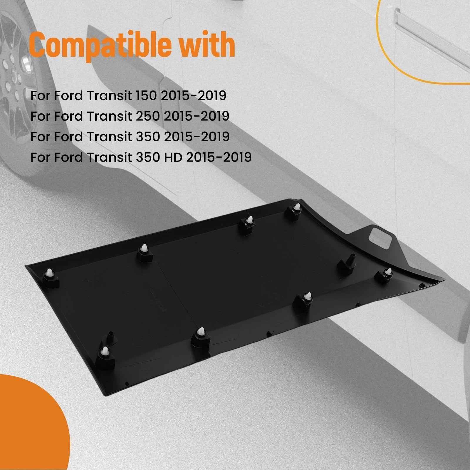 Left Rear Door Trim Lower Molding for Ford Transit 150 250 350 (2015–2019)