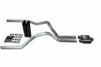 2.5" Dual Exhaust Kit for Chevy GMC 1500 Truck (2019–2025) - Black Tips