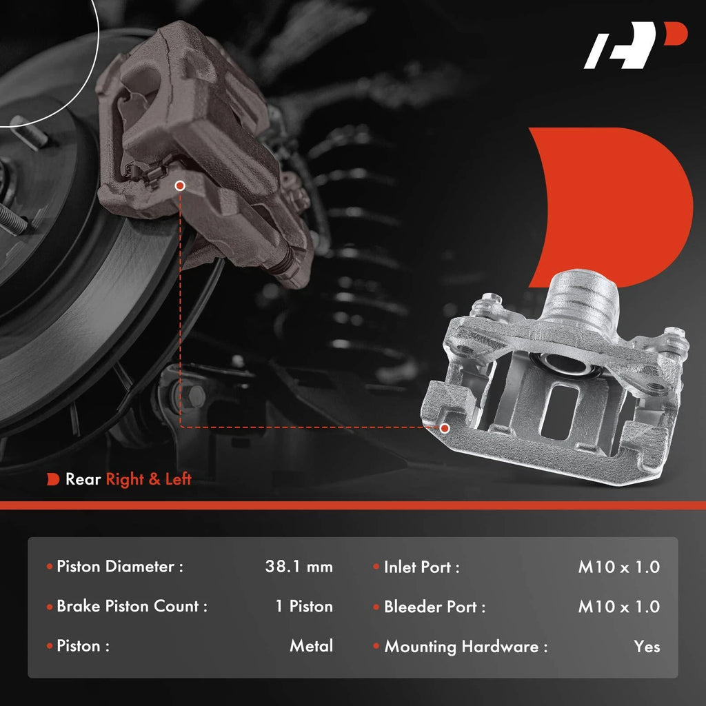 Pair Rear Brake Calipers for Nissan Pathfinder (2005-2012)