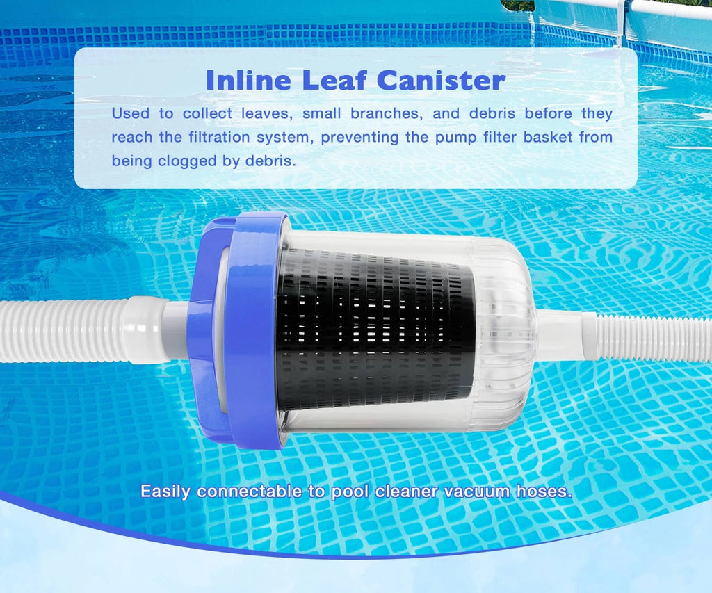 In-line Pool Leaf Canister Basket for Hayward Poolvac (W560)