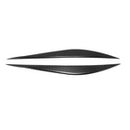 1 Pair Eye Lid Cover Sticker for BMW F30 Carbon Fiber Black (2012-2019)