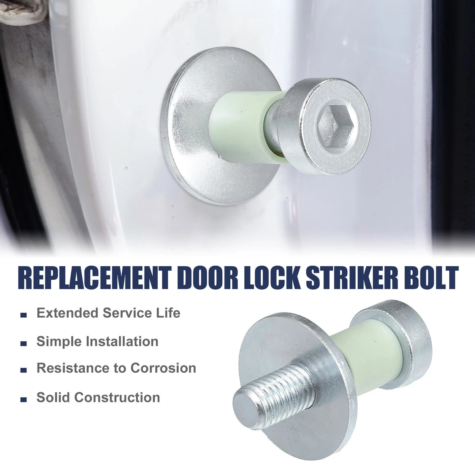 2 Pcs Door Latch Lock Striker Bolts 9601750 for GMC Jimmy 