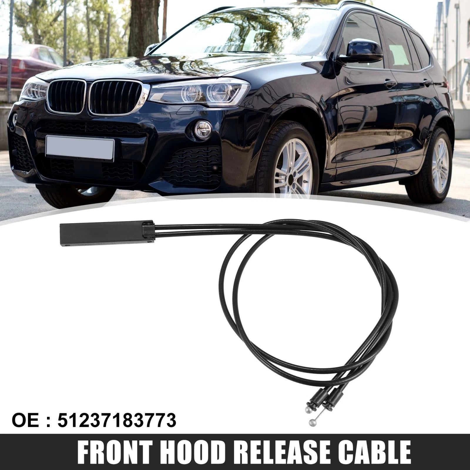 Hood Release Cable for BMW 5 Series GT (2008–2013) 51237183773