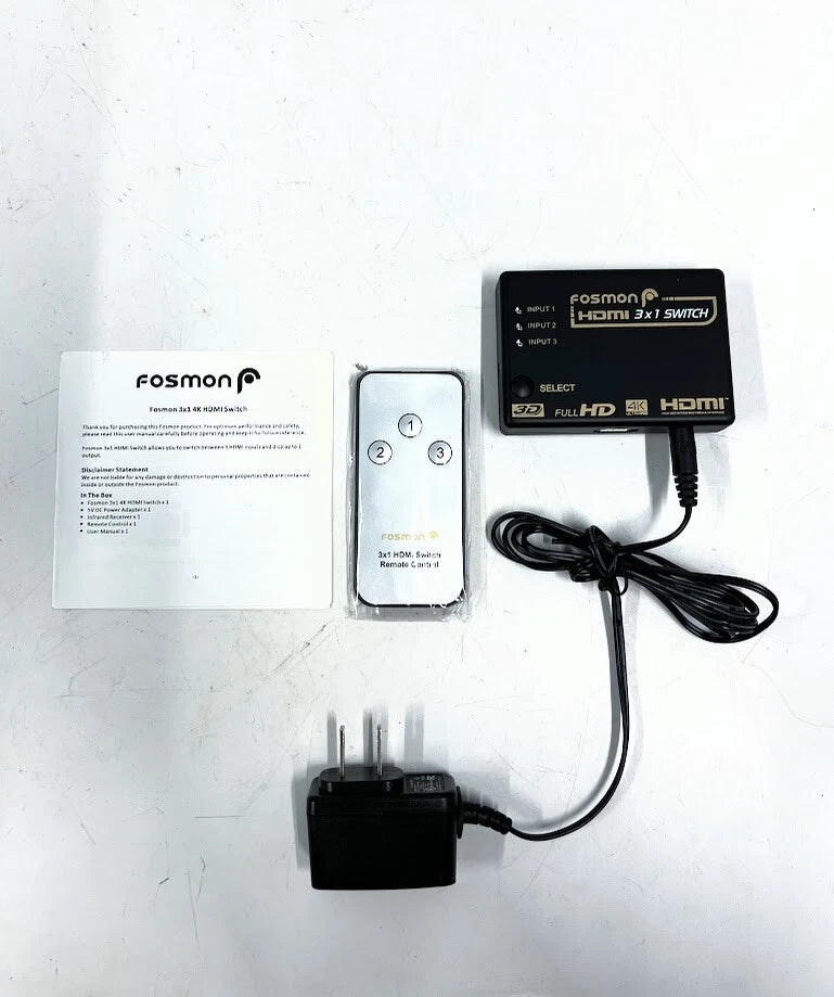 3X HDMI Switch for Fosmon 7956508063