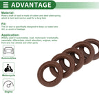 Set of 5 Oil Seals FKM Rubber 30x47x7mm for High Pressure