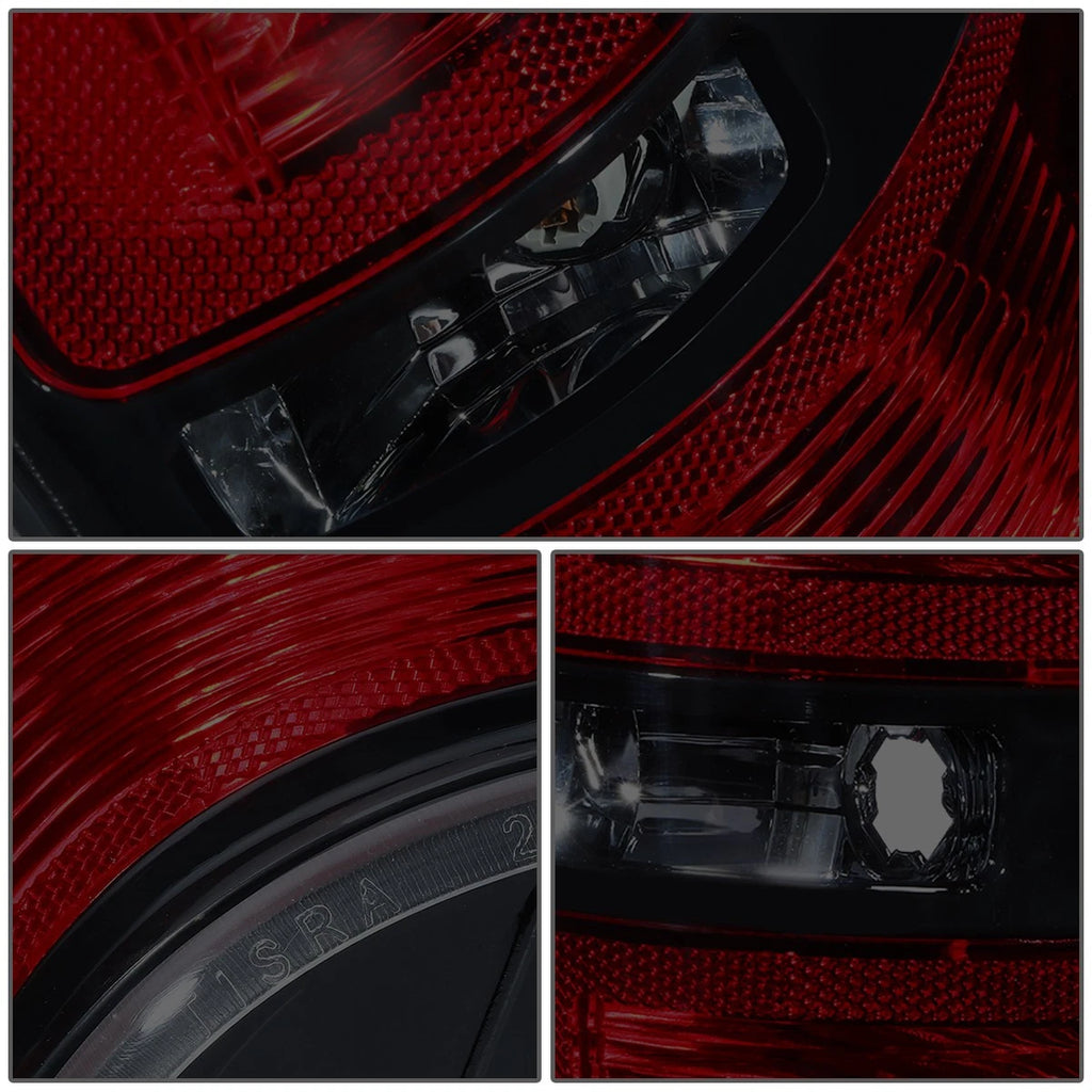 Set of 2 Smoked Lens Rear Tail Brake Light Reverse Lamps for Ford F150 (2009–2014)