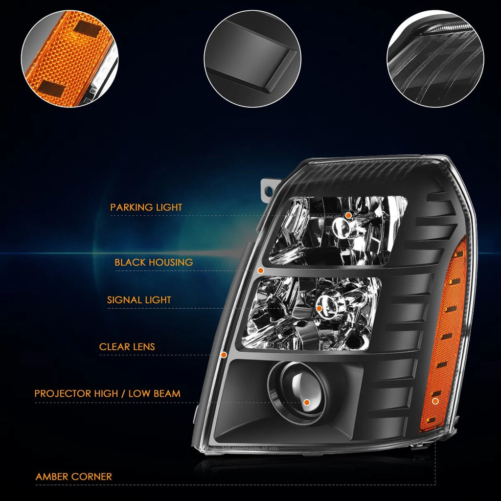 Center Console Cap Lid for Ford Mustang (2005–2009) Black