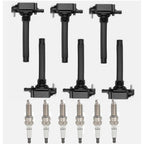 6X Ignition Coils + 6X Iridium Spark Plugs for Dodge Challenger Charger (2011–2017)
