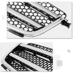 Diamond Mesh Hood Grille for Benz C230/C250/C300/C350/C63 AMG (2008–2011)