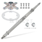 Rear Axle Shaft & Sprocket Axle Hub Nuts for Yamaha Raptor 350 (2004–2013)