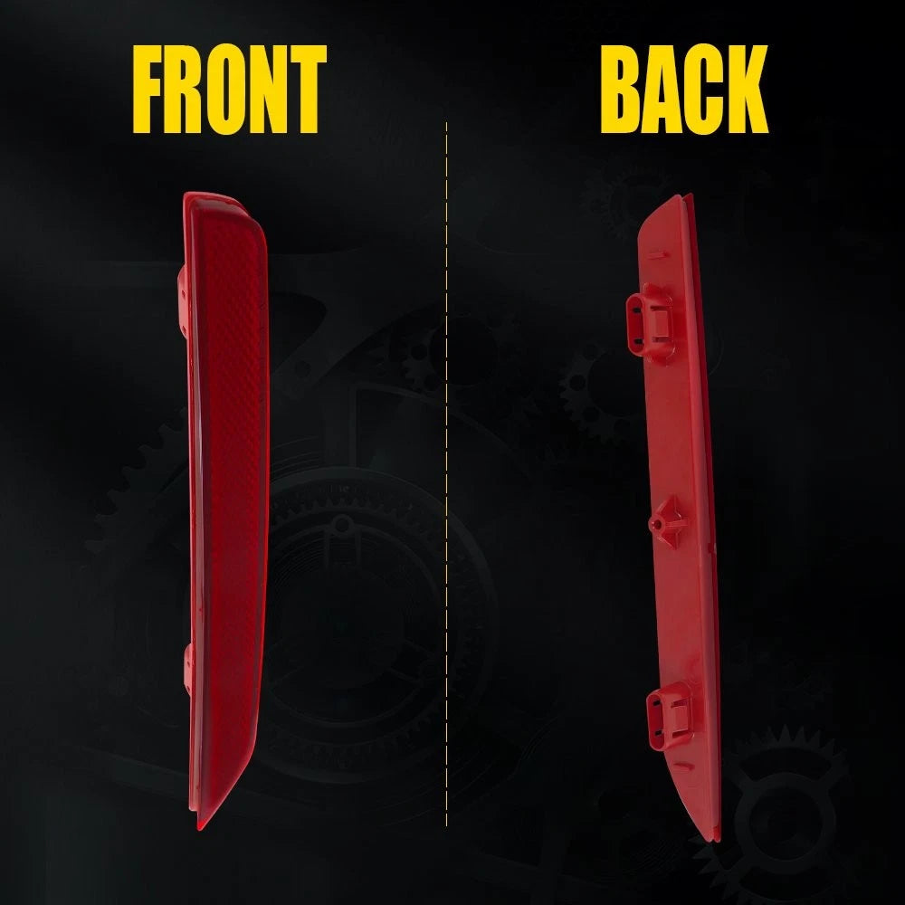 Right Side Rear Bumper Reflector Marker for Honda Odyssey (2014–2017) Red Lens