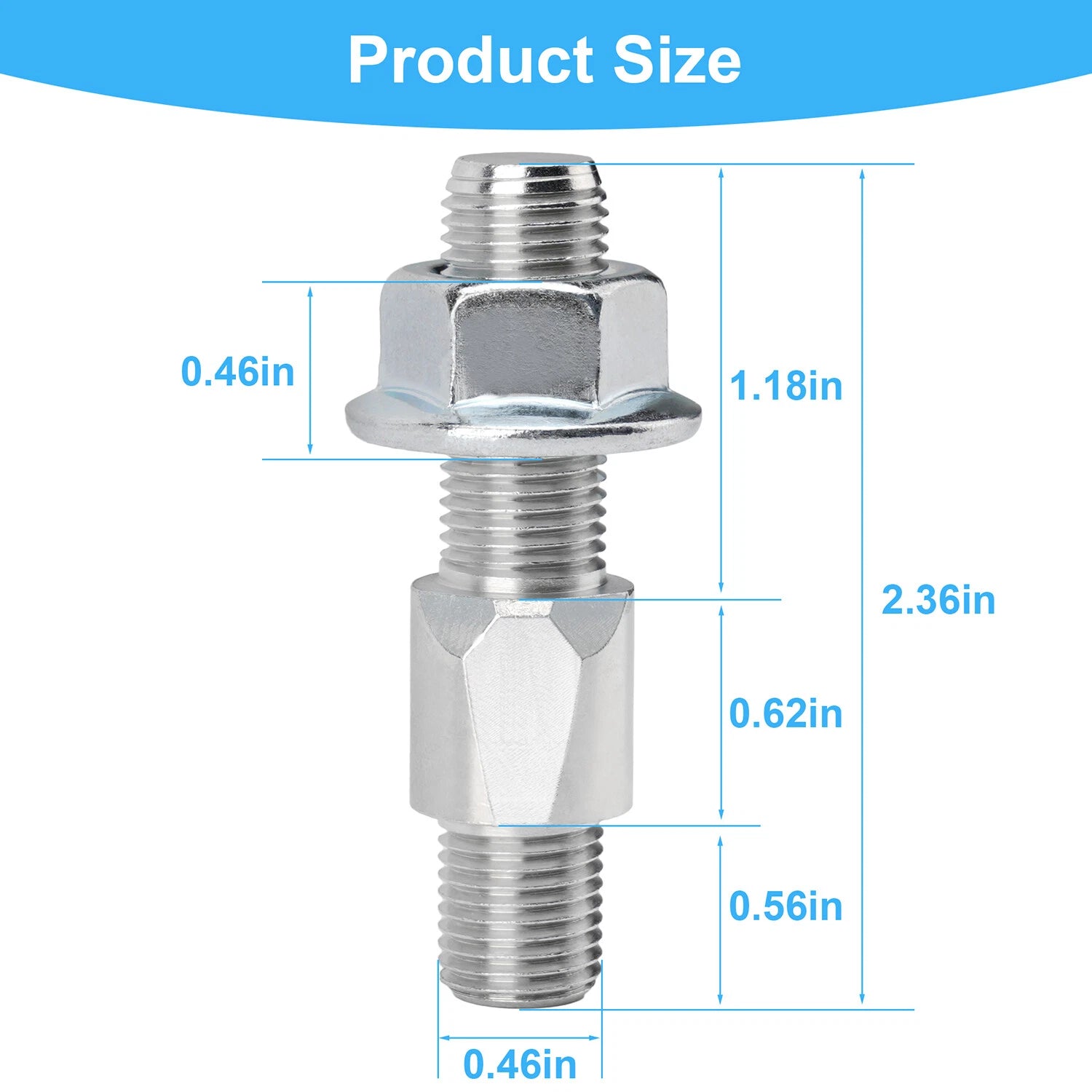 Steel Mounting Bolt & Nut for Ford Ranger (5 Speed Shifter) (MAZDA M50D-R1, M5R2)