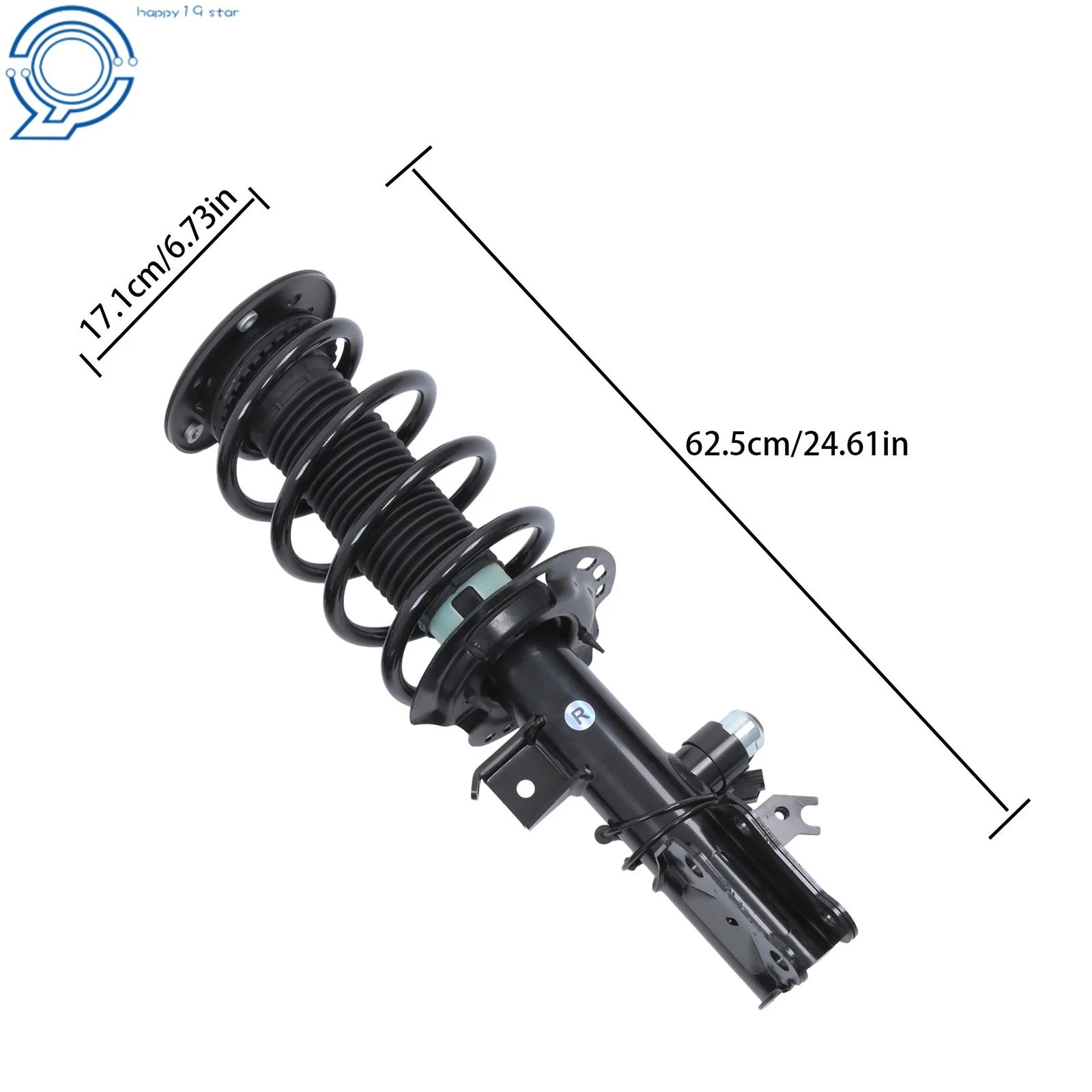 2X Front Shock Struts Assemblies for Lincoln Continental (2017-2020)
