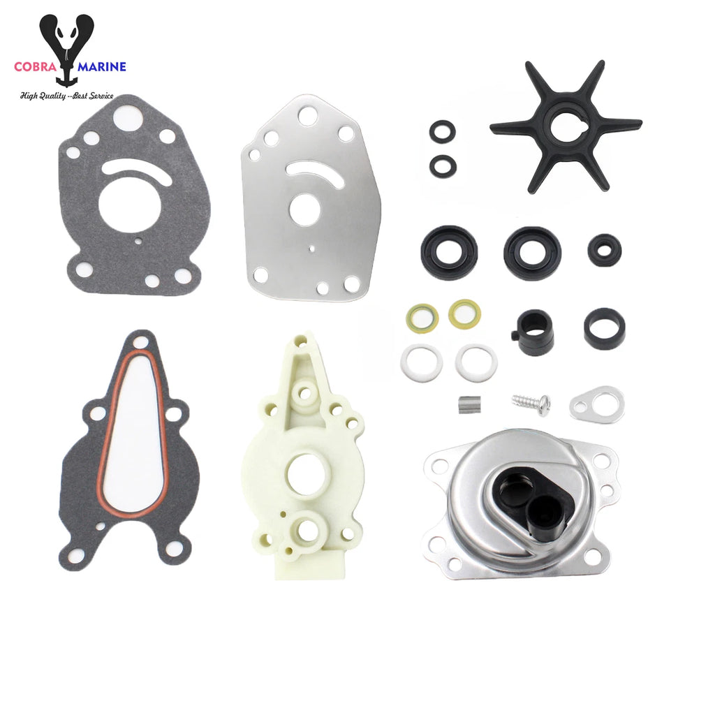 Water Pump Impeller Kit for Mercury Mariner 6 8 9.9 15HP (2 & 4 Stroke) 46-42089A5