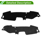 Dashboard Cover Mat for Mazda MX-5 (2006–2015) - Black, Set of 1