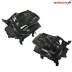 Halogen Projector Black Headlights for Jeep Cherokee (2014–2018)