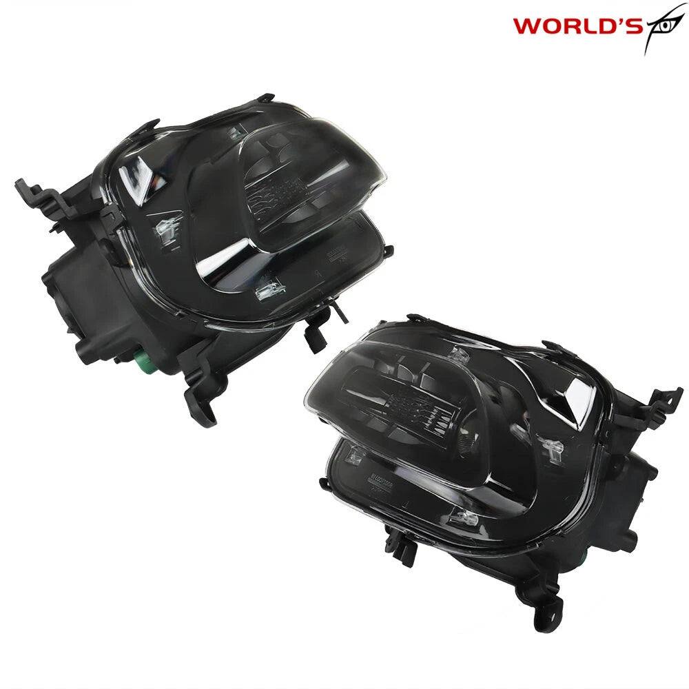 Halogen Projector Black Headlights for Jeep Cherokee (2014–2018)